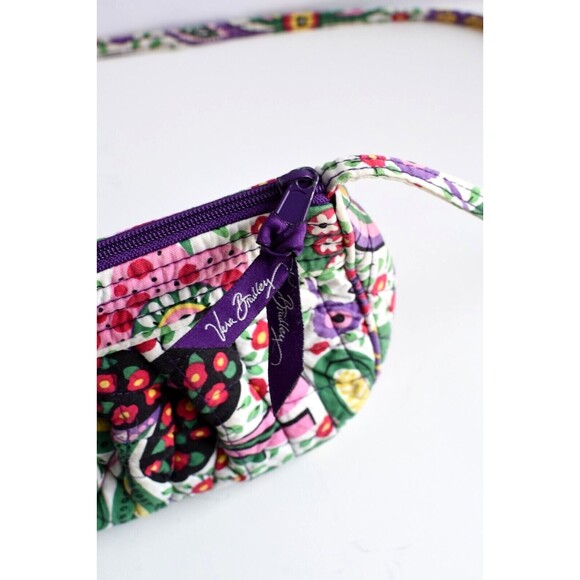 2011 Vera Bradley Viva La Vera Pleated Front Mini Shoulder Bag EUC - Picture 9 of 16